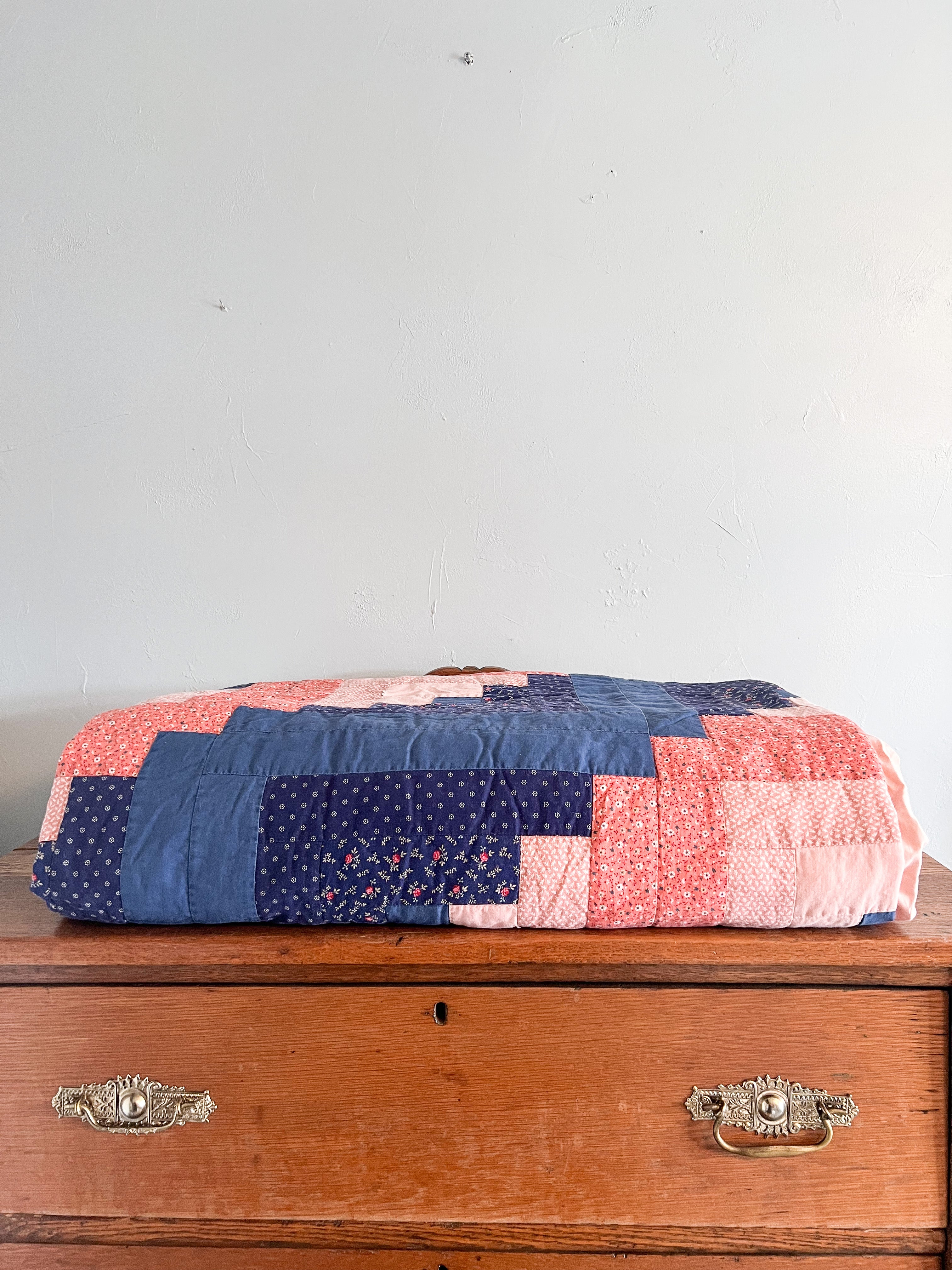 Large Log Cabin Quilted Comforter Hearth and Home Mercantile