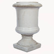 Birkdale White Glazed Stone Planter