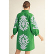 NEW floral applique shift dress