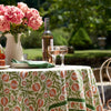 Grenadine Orange & Green Tablecloth