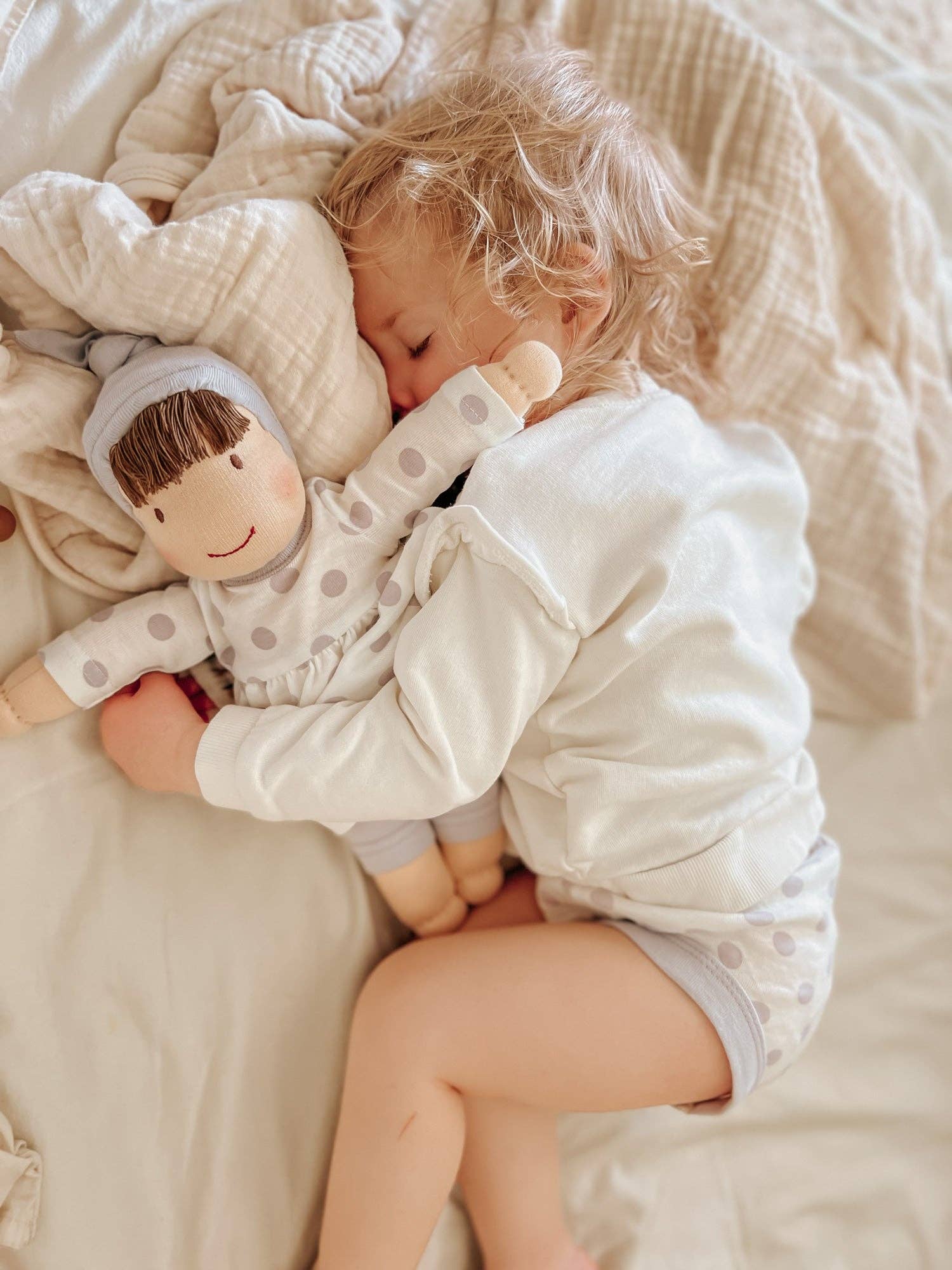 Jill Dress Up Doll - Lavender Dot