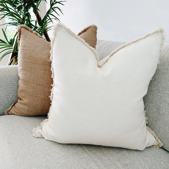 Neutral Linen Pillow Covers