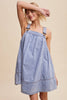 Denim A-Line Overall Dress