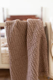 New Grain cozy waffle blanket | baby size - cinnamon: Baby