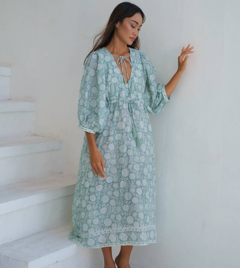 Block Printed Dress (Indra)
