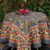 Pansy Red & Grey | French Tablecloths