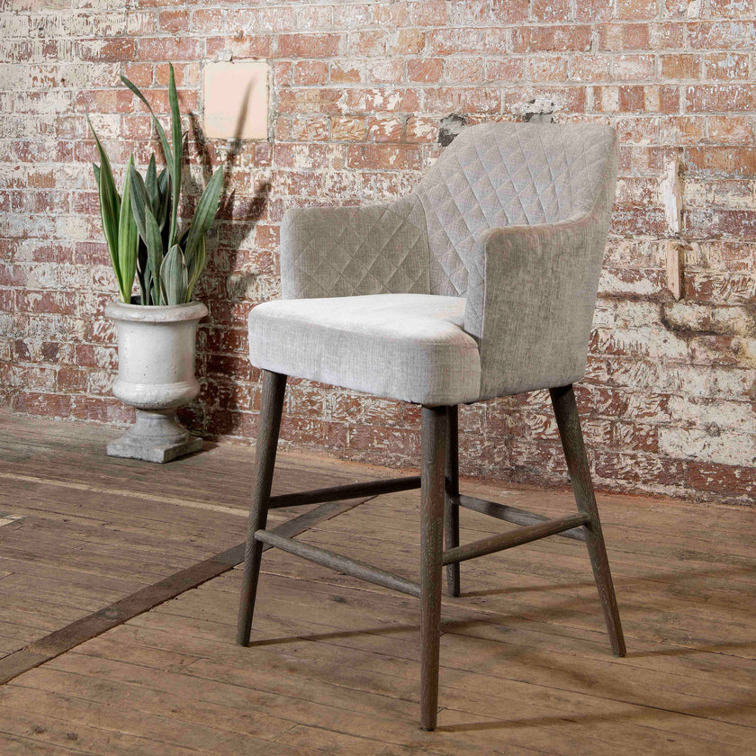 Birkdale White Glazed Stone Planter