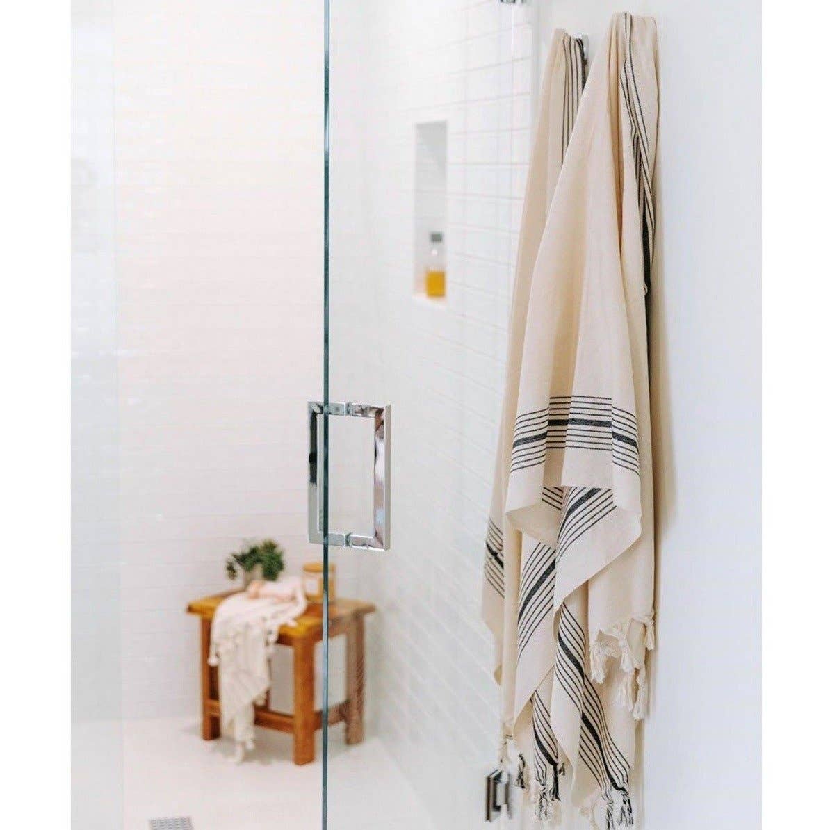 Zebrine 100% Cotton Turkish Hand and Bath Towel