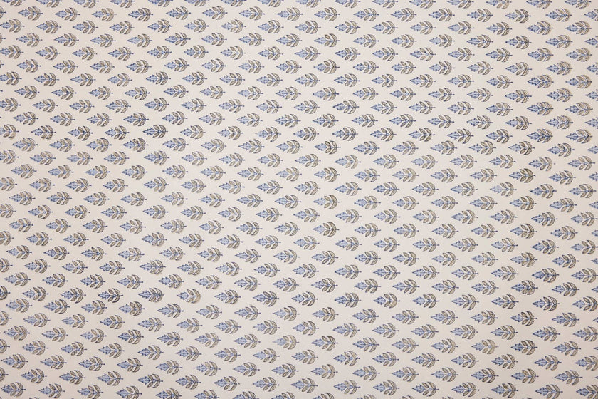 Buti Blue Stone - Block Printed Wrapping Paper Sheet