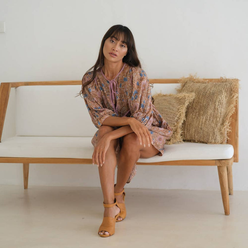 Block Printed Dress (Zoha)