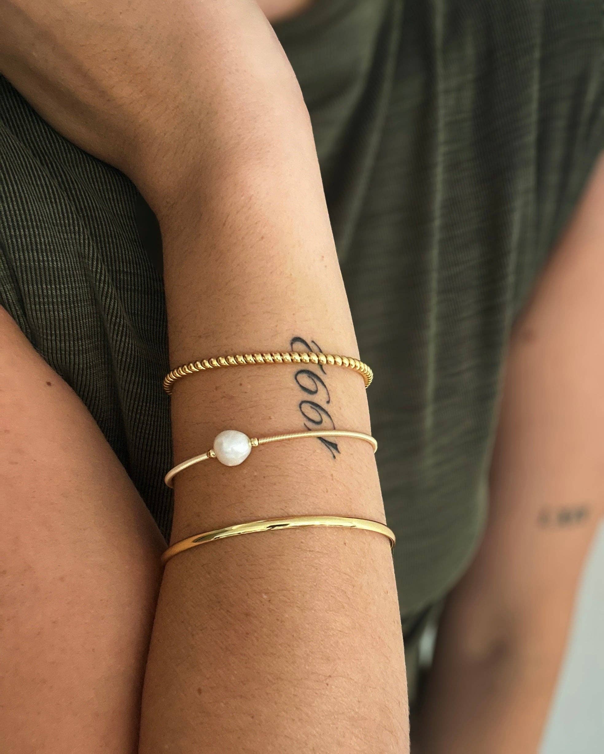 Pearl Cuff Bangle