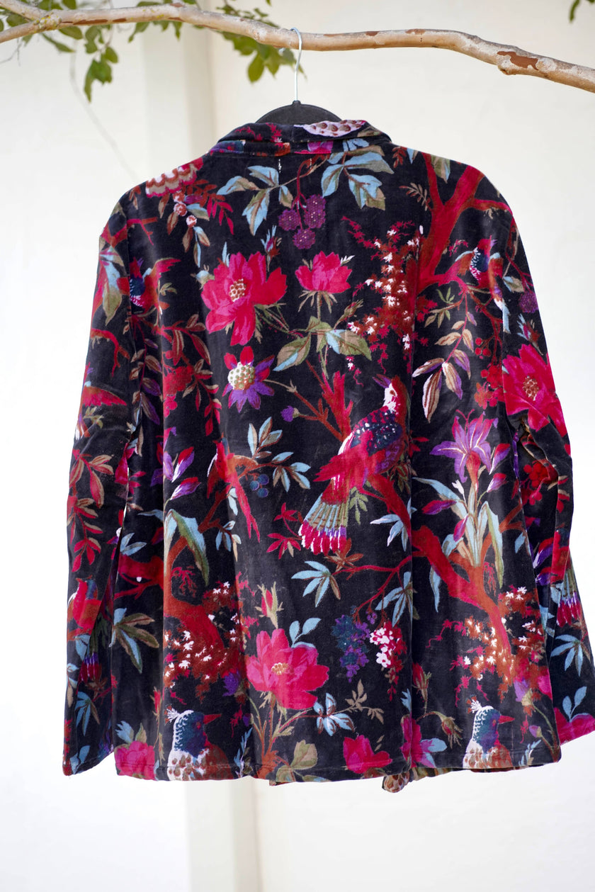 Astrid Velvet Jacket Black OS