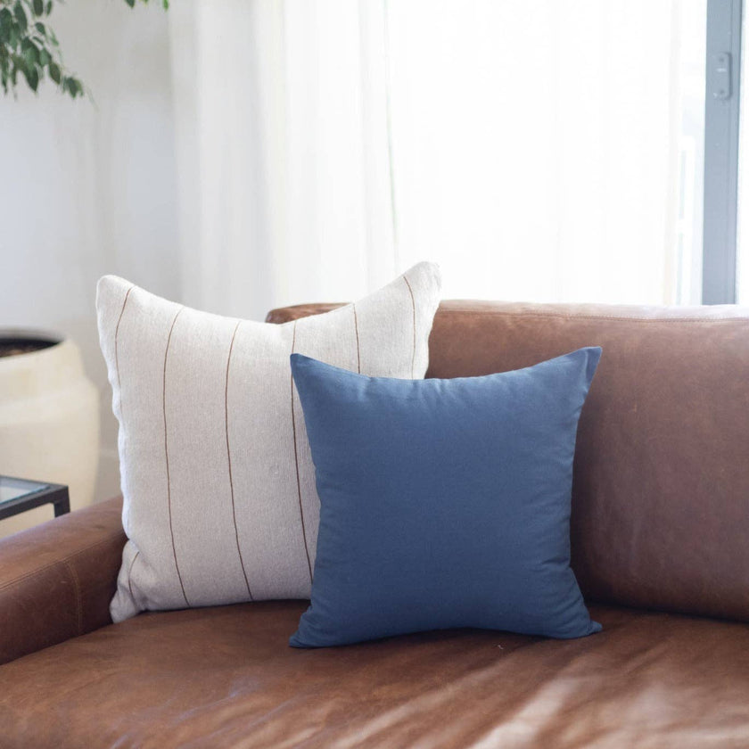 Wren in Spice Stripes Woven Pillow Cover