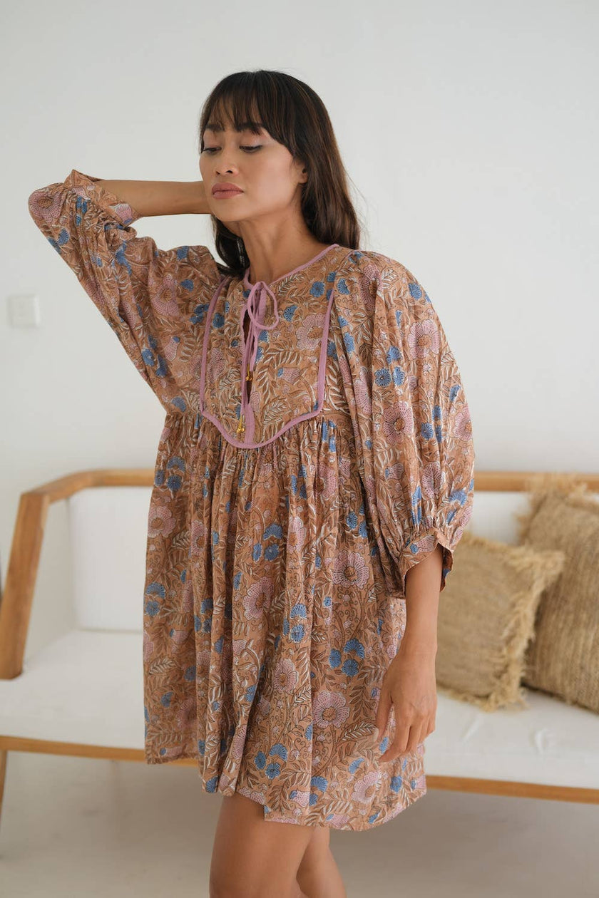 Block Printed Dress (Zoha)