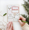 Gift label sticker sheets