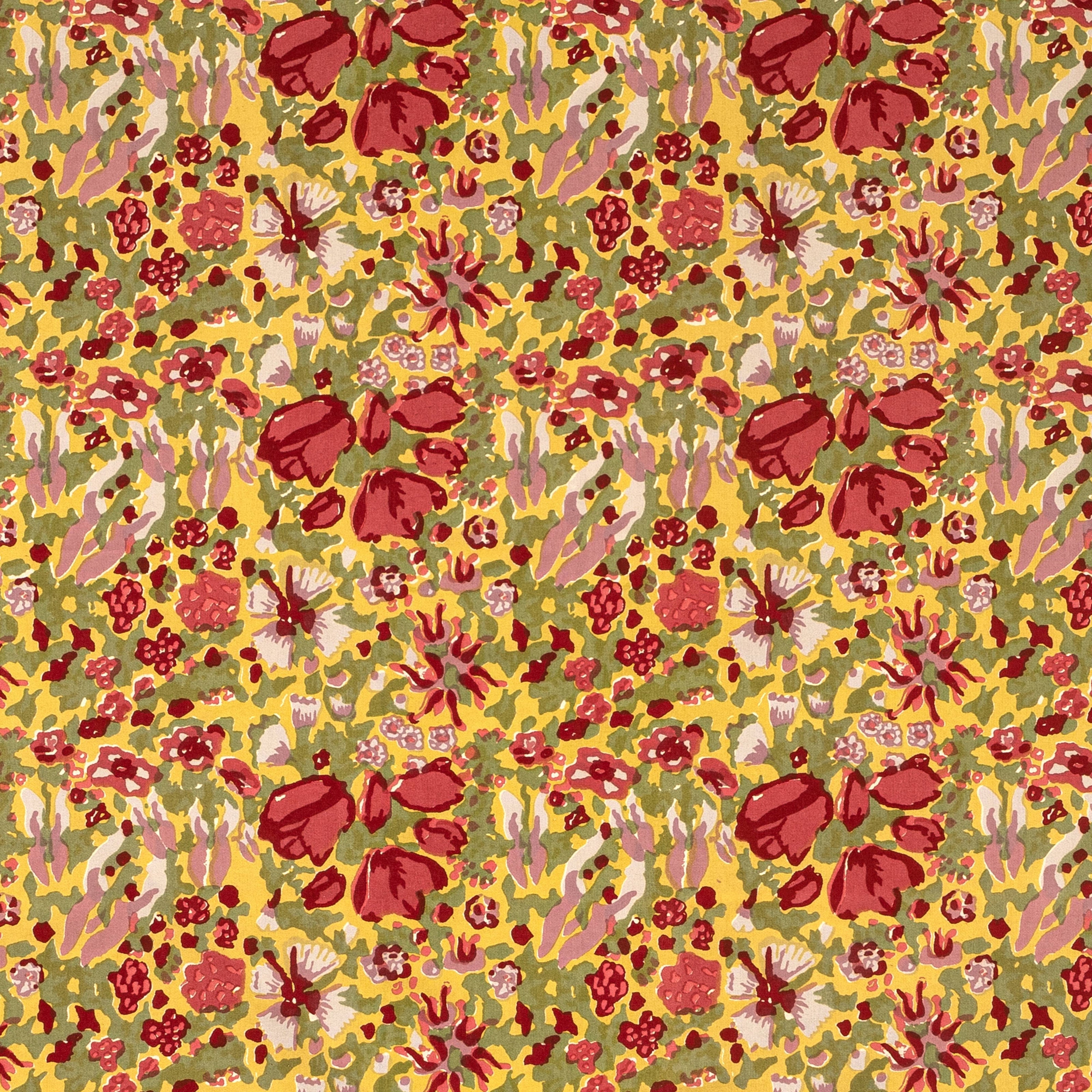 Jardin Red & Green | French Tablecloths