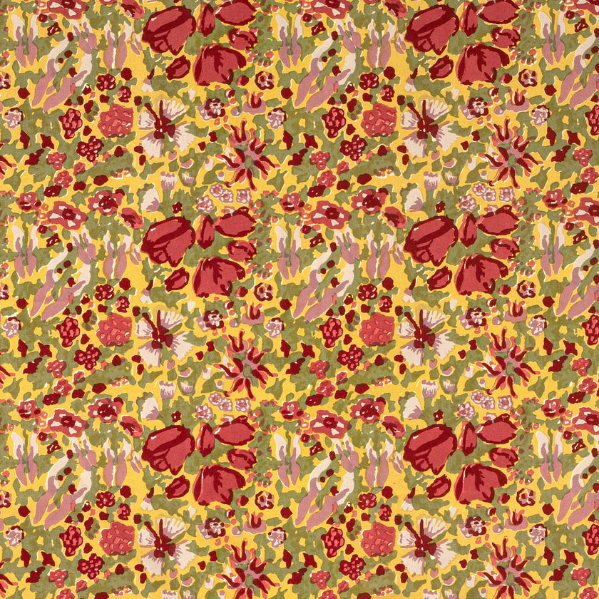 Jardin Red & Green | French Tablecloths