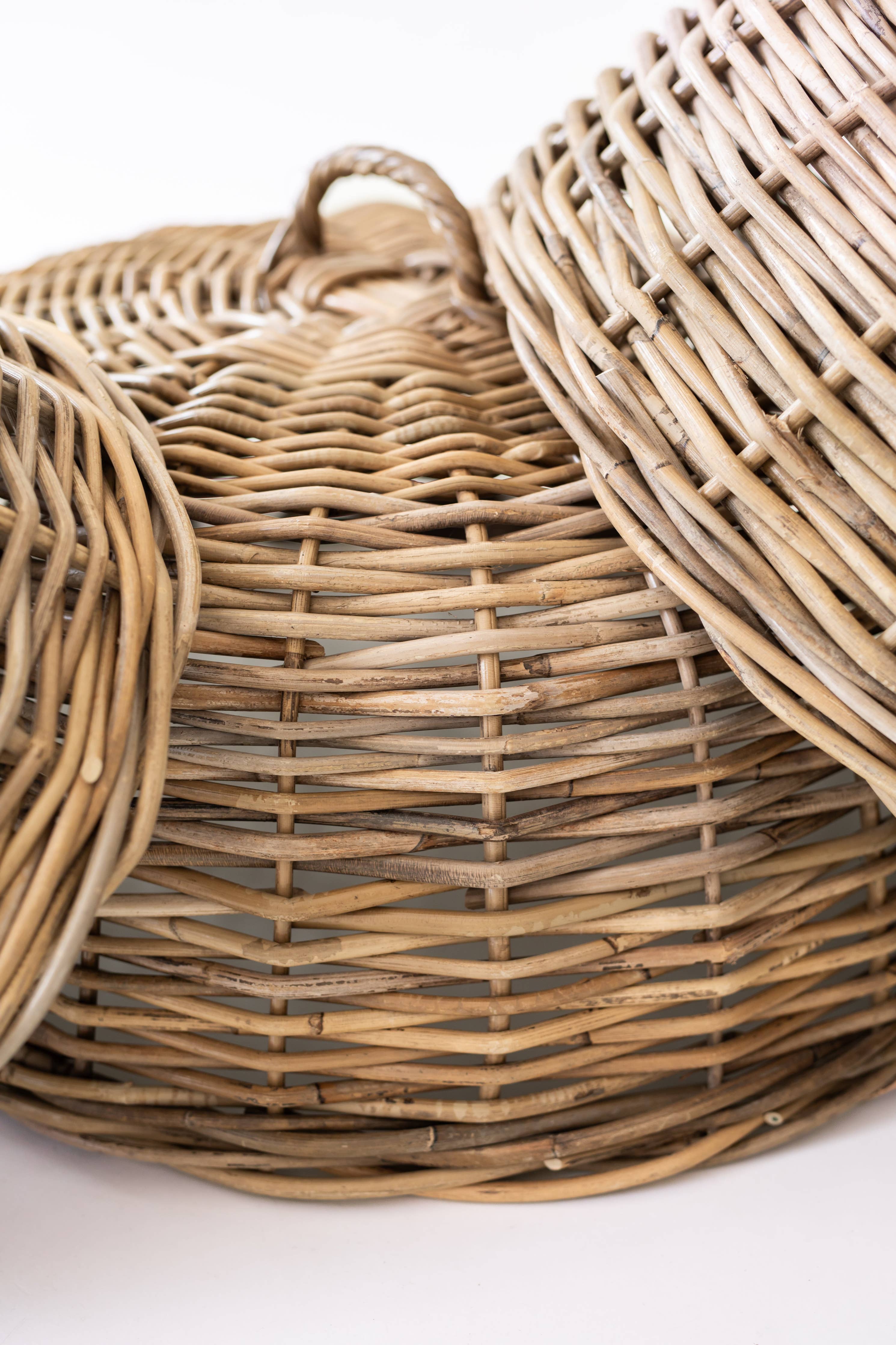 Rattan Cloche Food Cover