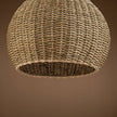 Annika Light Teardrop Wicker Rattan Pendant Light