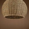 Annika Light Teardrop Wicker Rattan Pendant Light