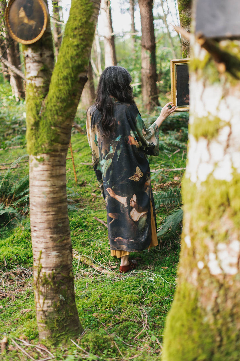 Heartwork Artisan Bamboo Duster Kimono Robe
