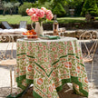 Grenadine Orange & Green Tablecloth