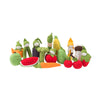 Organic Assorted Stuffed Fruits and Veggie Baby Toys