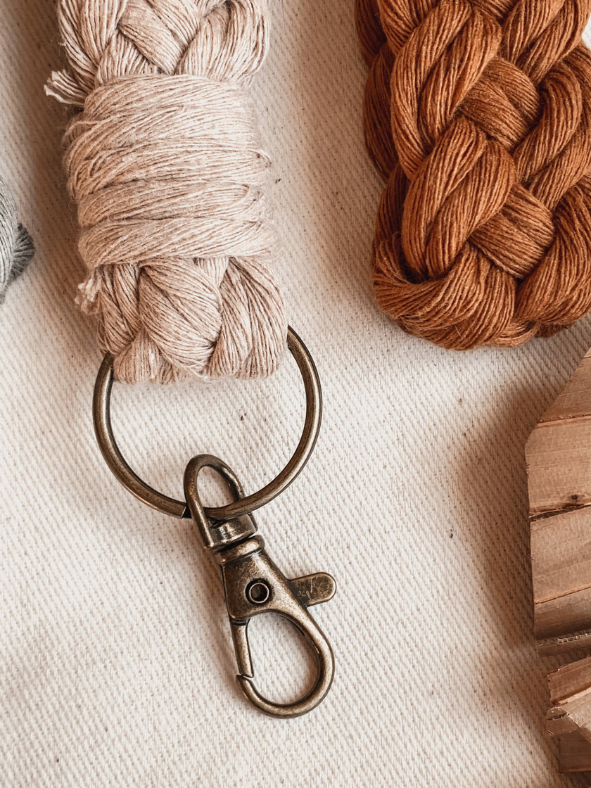 Braided Wristlet Keychain - Everyday Accessories, Gifts