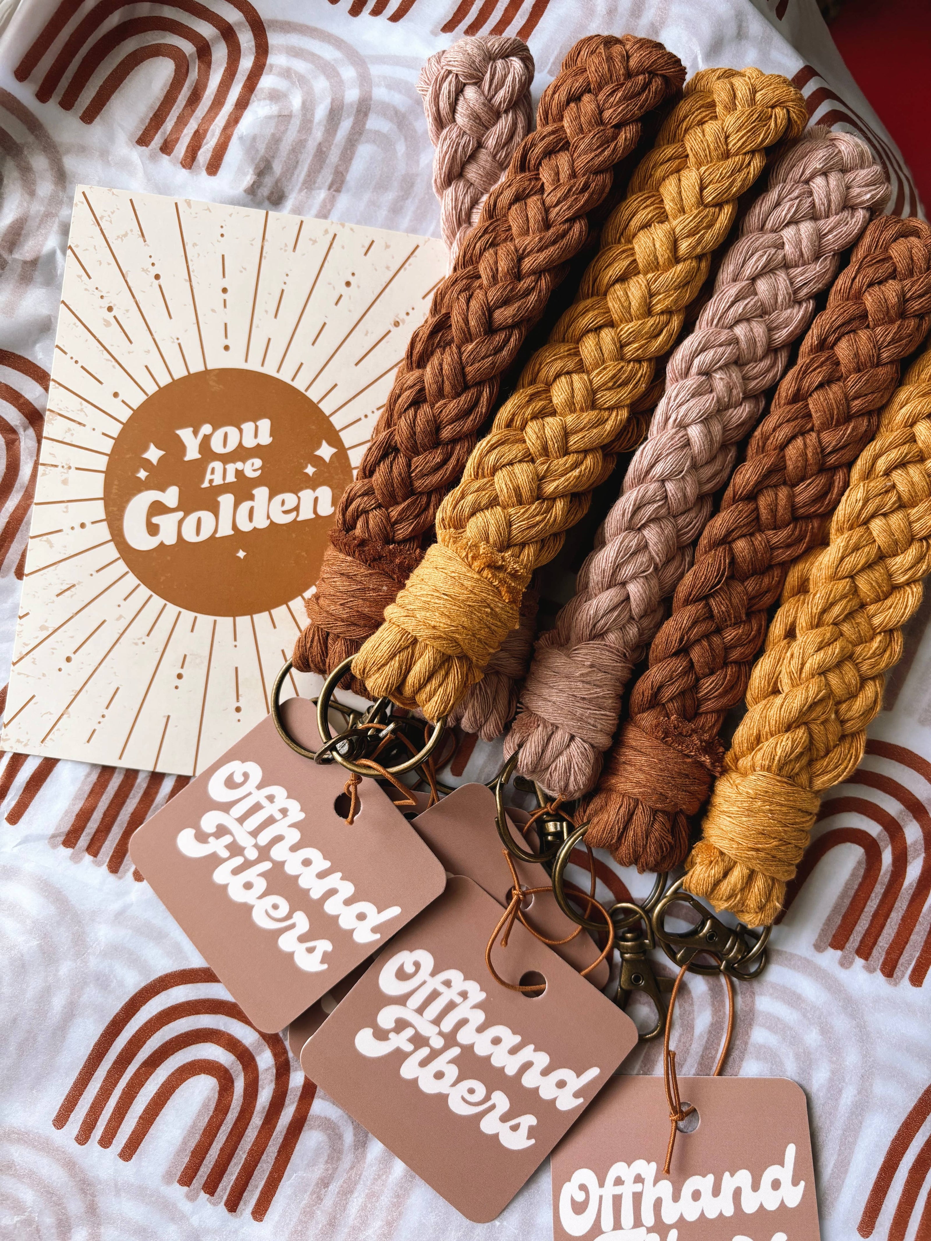 Braided Wristlet Keychain - Everyday Accessories, Gifts