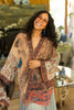 The Storyteller Bamboo Bohemian Kimono Cardigan with Belt