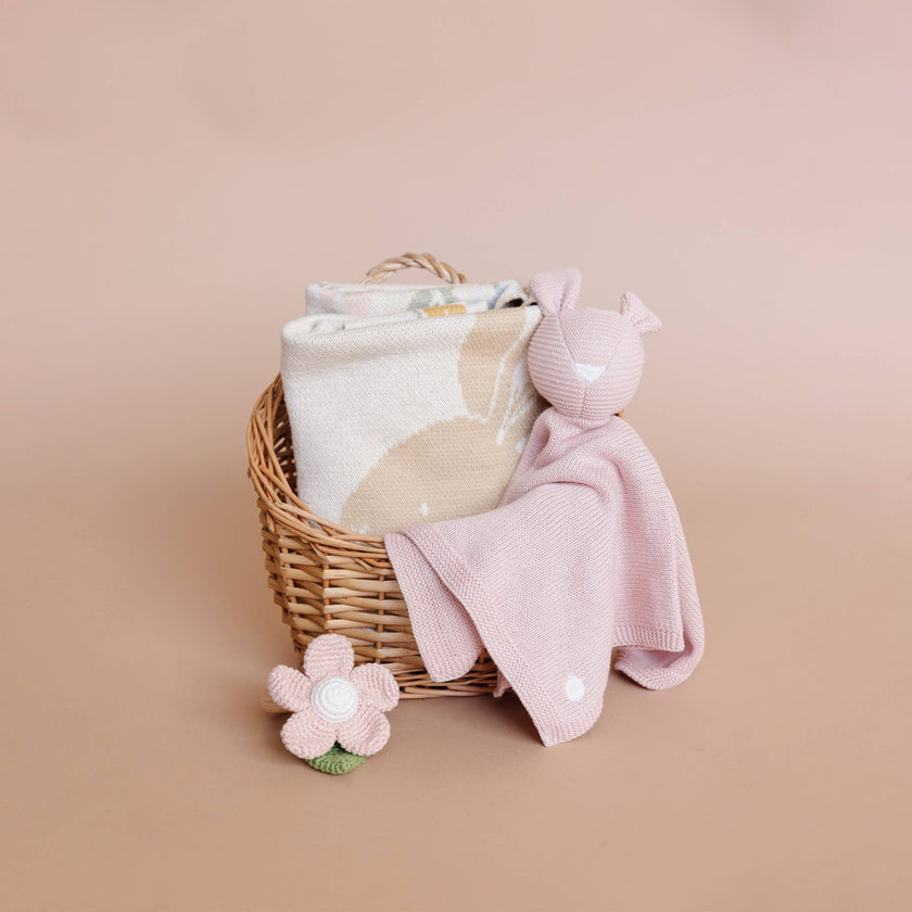 Blanket Pastel Bunny Organic Cotton