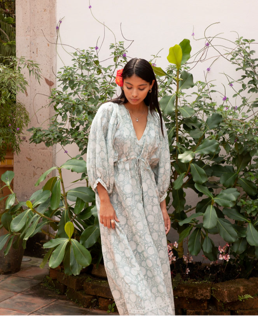 Block Printed Dress (Indra)