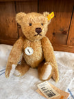 Classic Series Genuine Steiff Mohair Fully Jointed Bear Model No. 028700 W/ Button And Tags