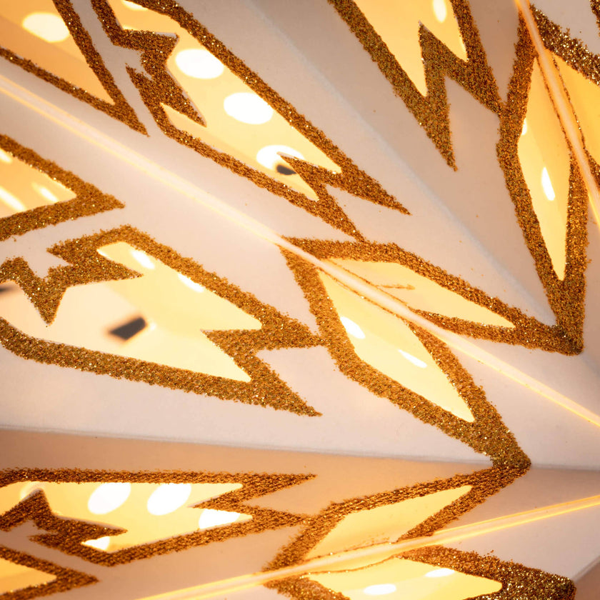 LARGE HANGING PAPER SNOWFLAKE