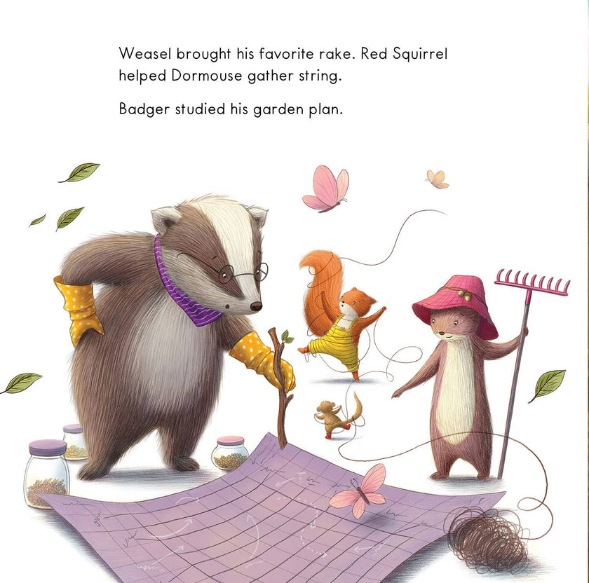 Badger's Perfect Garden picture book