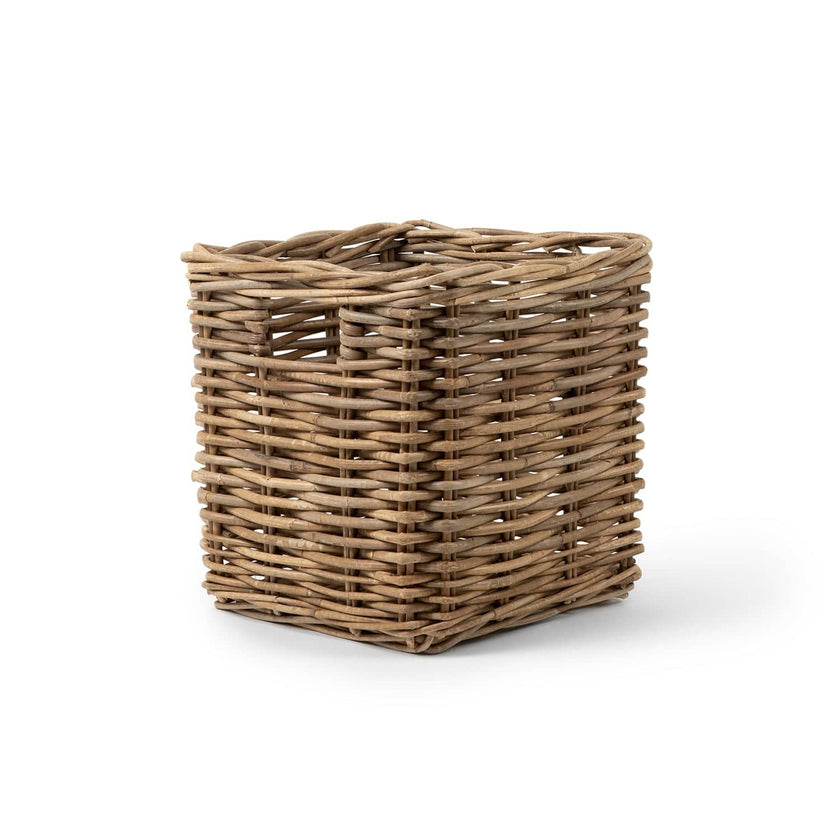 Rattan Square Kubu Grey Storage Baskets