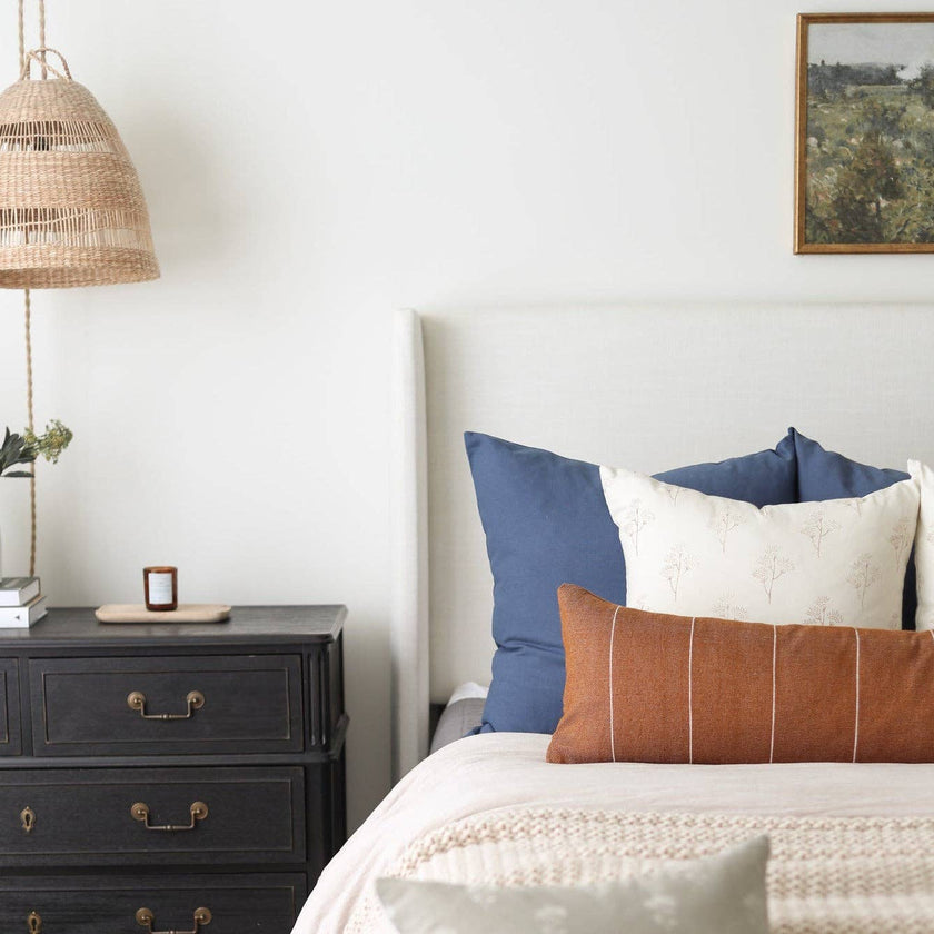 Wren in Spice Stripes Woven Pillow Cover