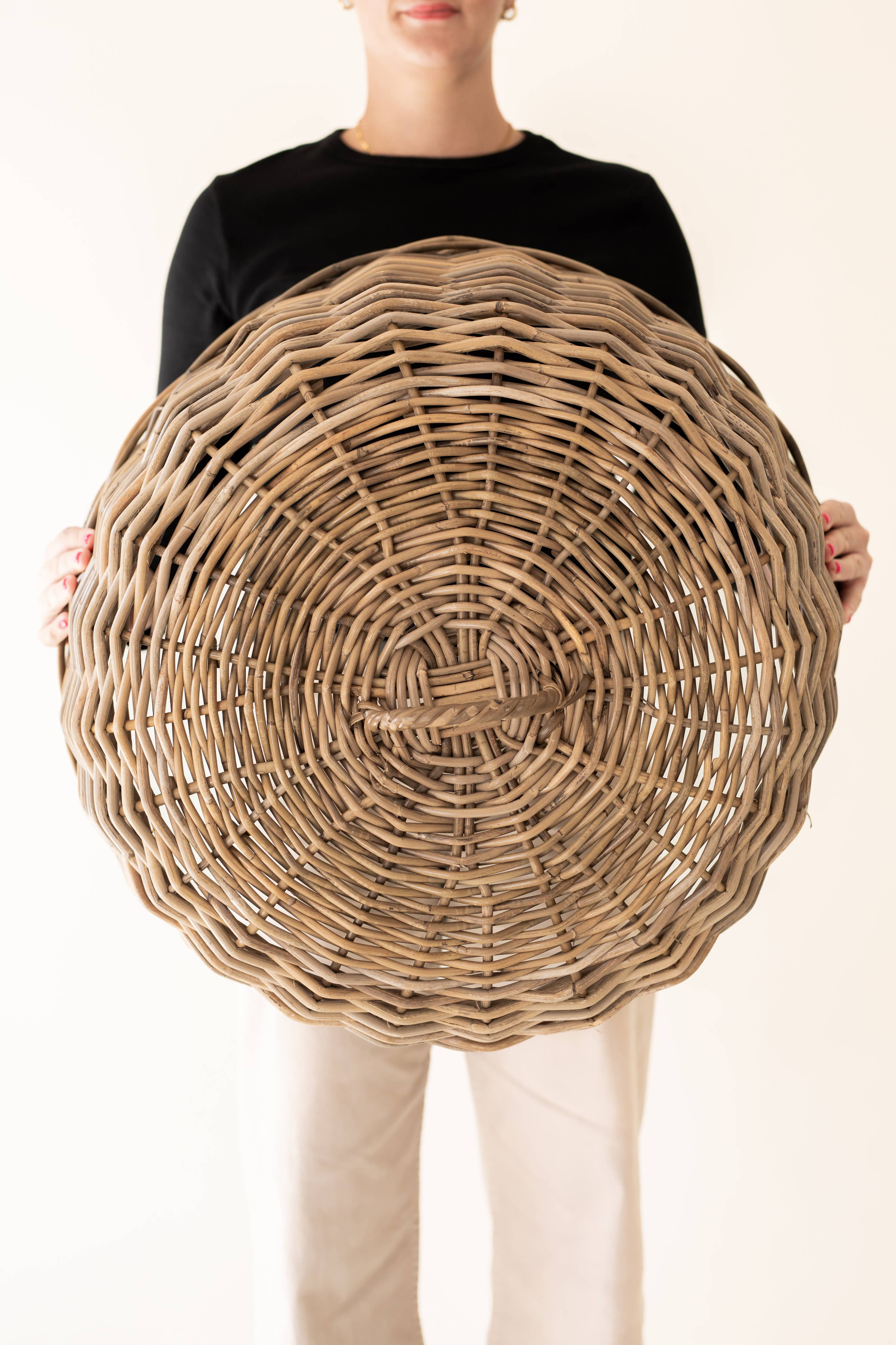 Rattan Cloche Food Cover