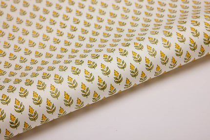 Buti Sunshine - Block Printed Wrapping Paper Sheet