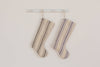 Holiday Christmas Stocking - ticking stripe