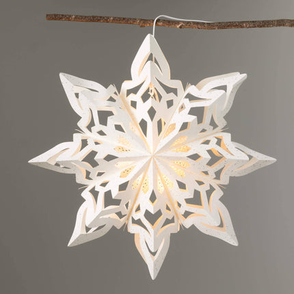 LARGE HANGING PAPER SNOWFLAKE