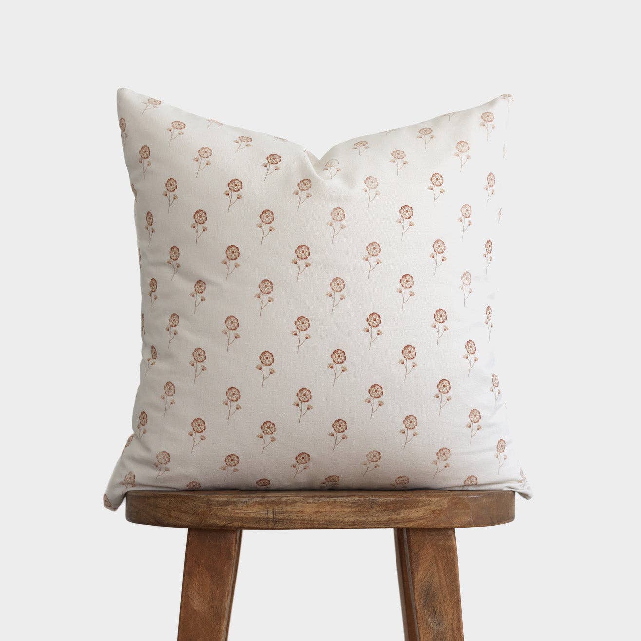 Buttercup Cotton Block Print Pillow Cover