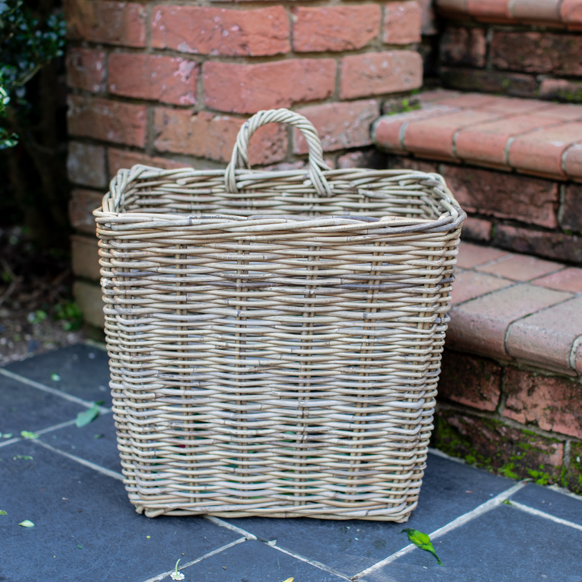 Rattan Tall Flower Basket