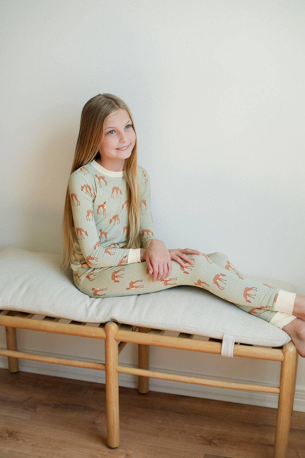 Fawn Field 2 Piece Bamboo Pajama Set