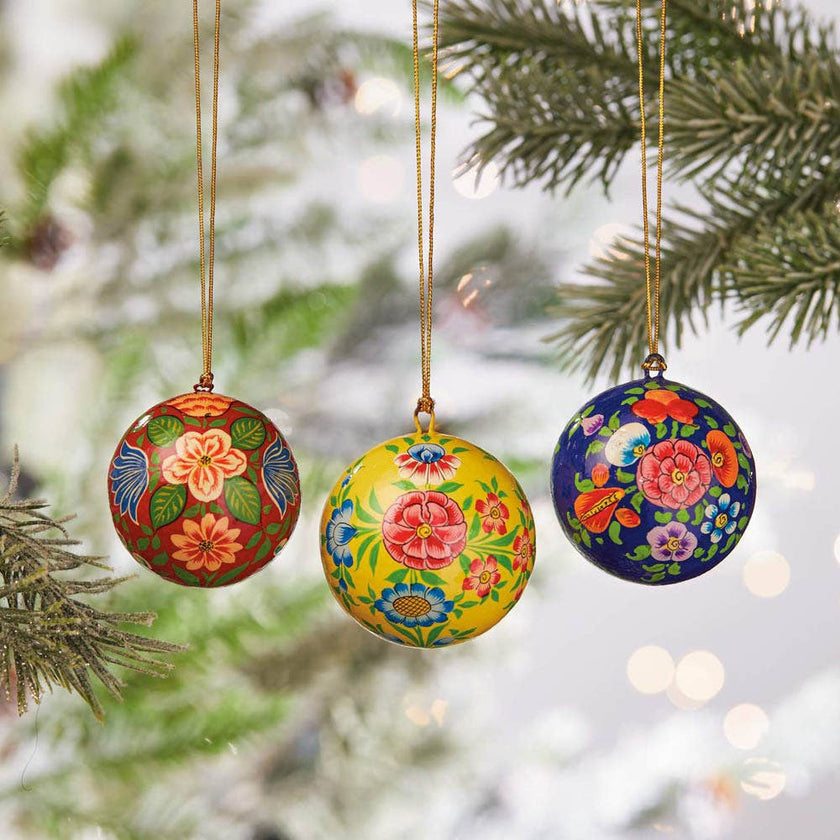 Kashmiri Ball Ornament