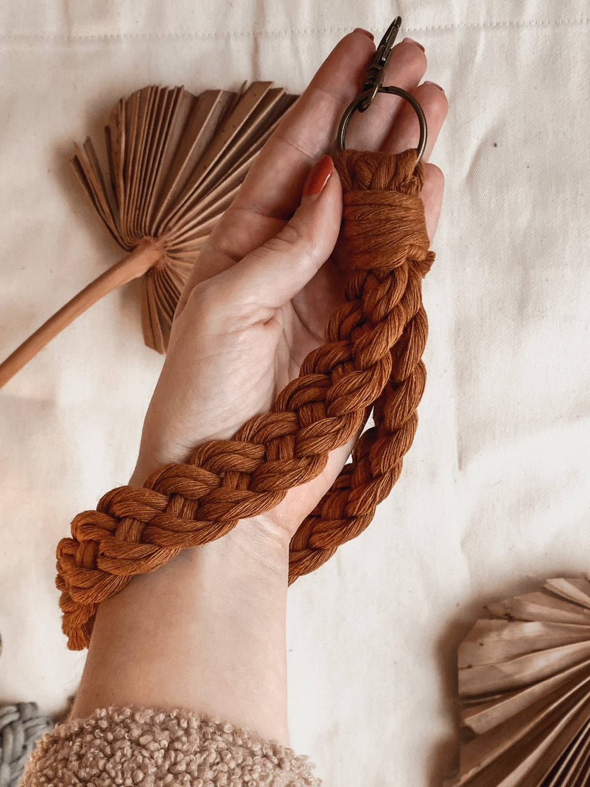 Braided Wristlet Keychain - Everyday Accessories, Gifts