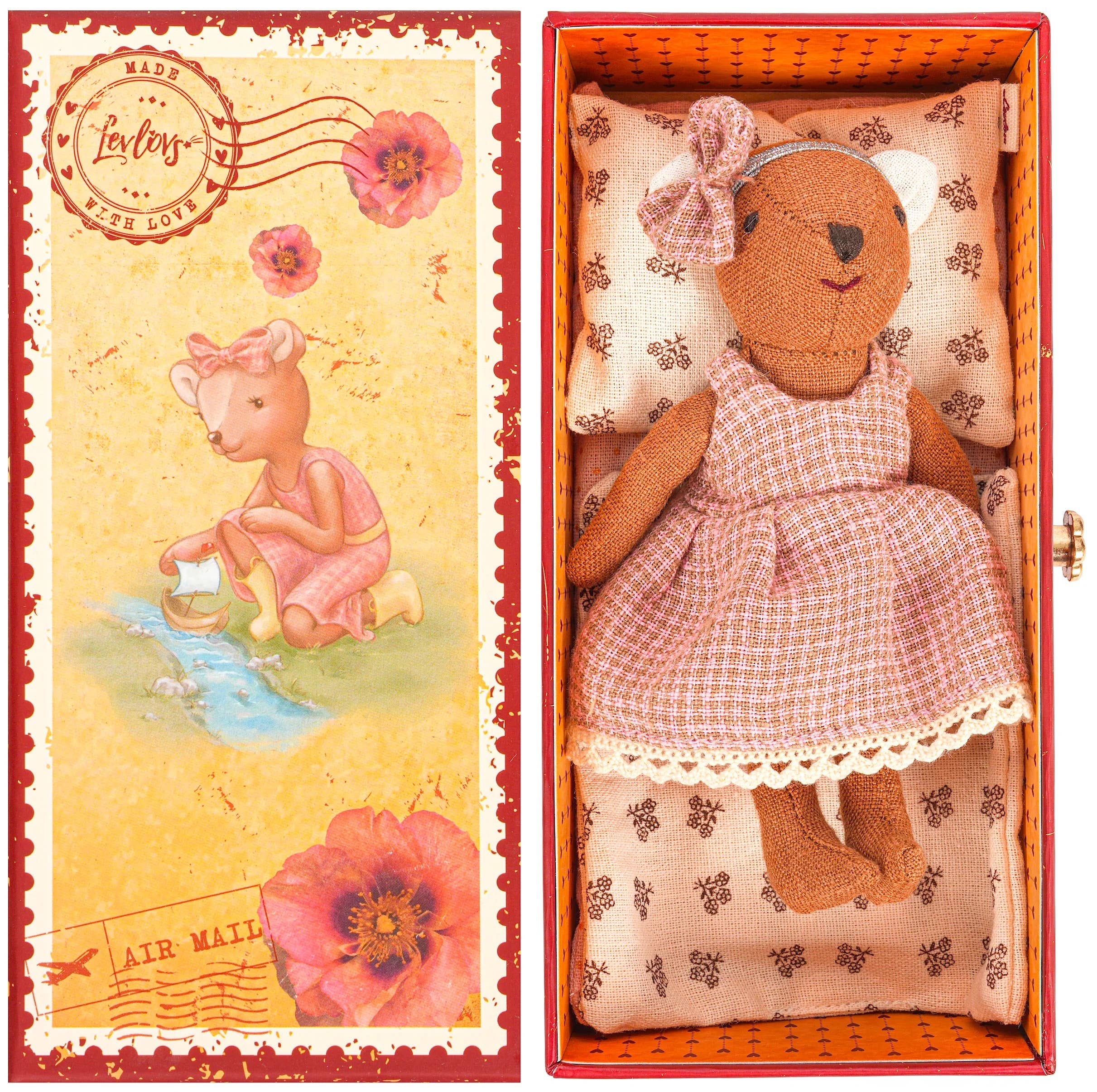 Bear in Stamp Holder box 