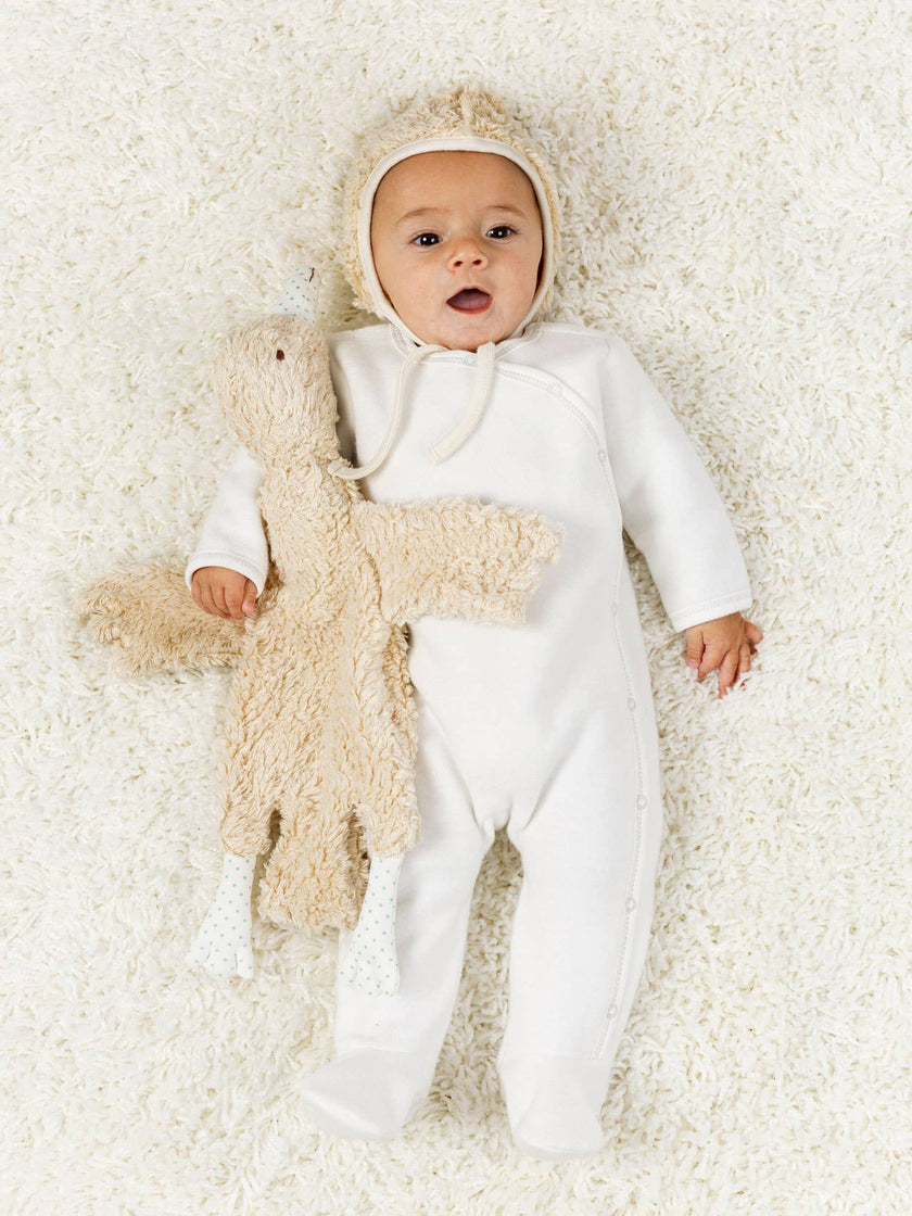 Organic Baby Faux Fur Sherpa Bonnet Hat