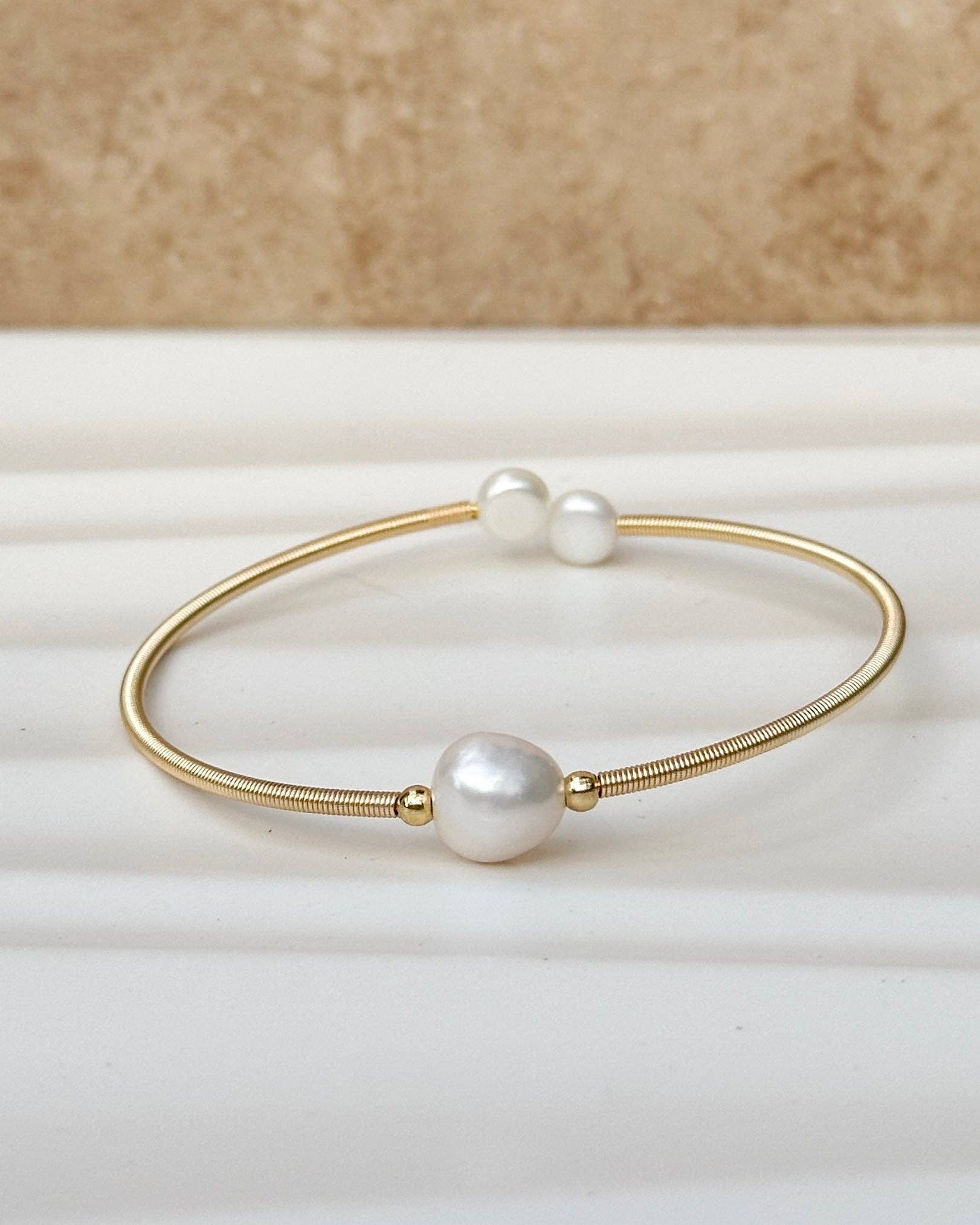 Pearl Cuff Bangle