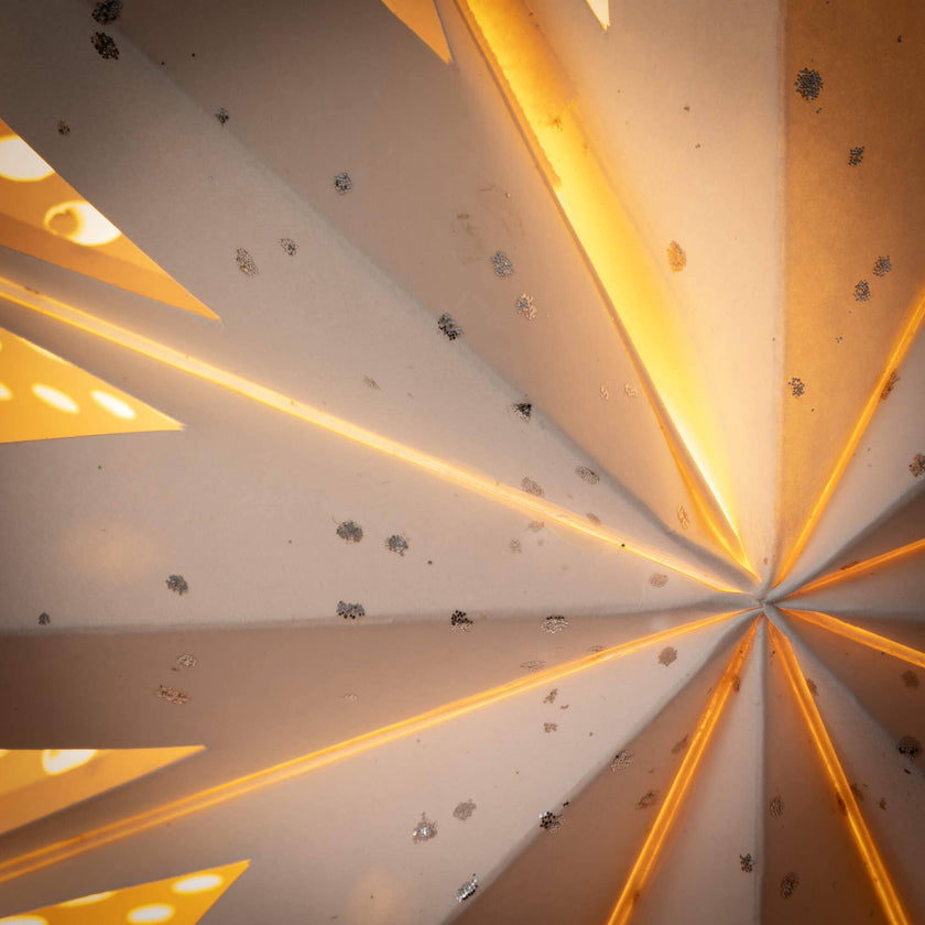 LARGE HANGING PAPER SNOWFLAKE